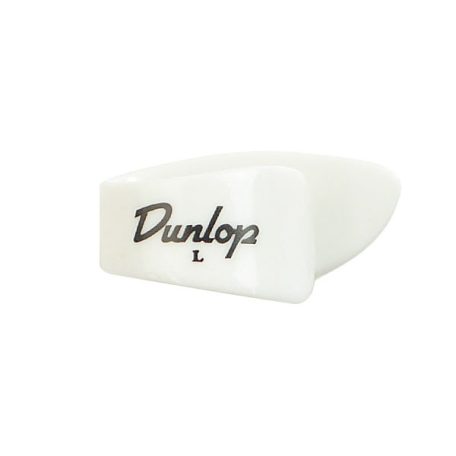 Dunlop 9013R WHITE balkezes hüvelykujj pengető Large   