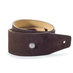   Dunlop BMFS02 Bőr gitárheveder / STRAP SUEDE MAHOGNY-EA    