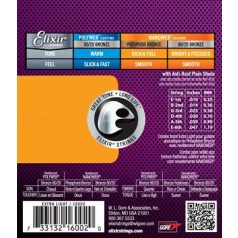   Elixir 16002 NanoWeb foszfor-bronz akusztikus gitárhúr 10-47