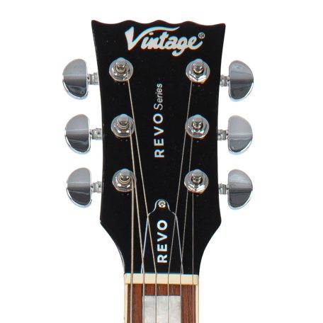 VINTAGE VRS550AW REVO félakusztikus jazz gitár fehér